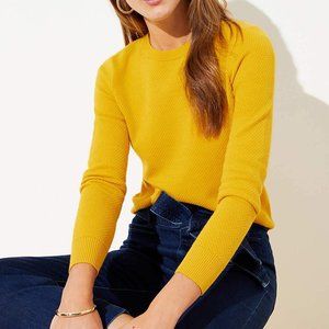 LOFT Petite Yellow Sweater